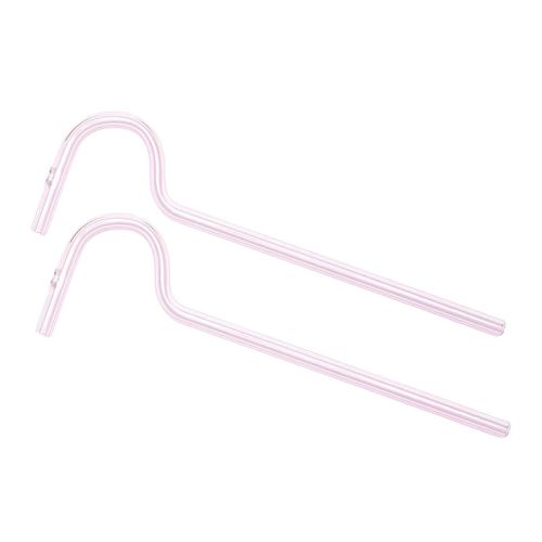 Anti Wrinkle Straw - Glass Anti-wrinkle Drinking Straws, Clear Reusable Straws With Cleaning Brush - Eco-Friendly Alternative To Plastic - Cleaning Br
